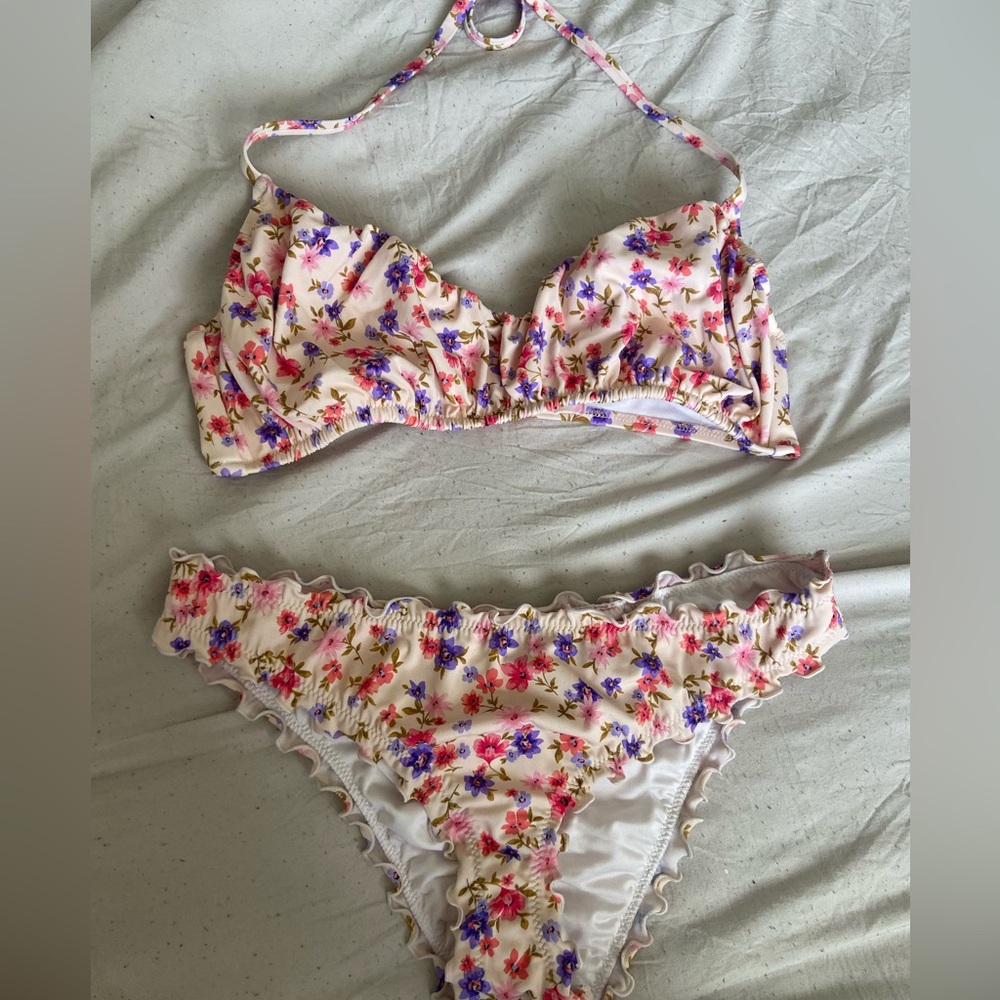Floral Swim Suit Set
